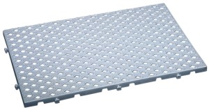 Rošt 4-130 podlahový 600x400 mm šedý